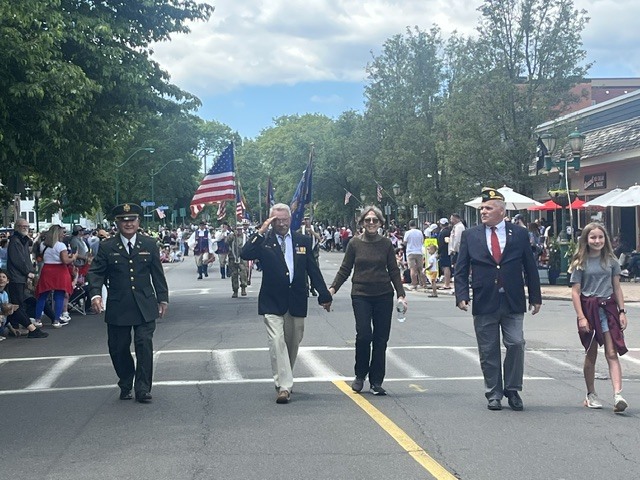 This was taken in 2025 at the Memorial Day Parade in my hometown of Branford Connecticut. I was selected to be the Parade Grand Marshal.